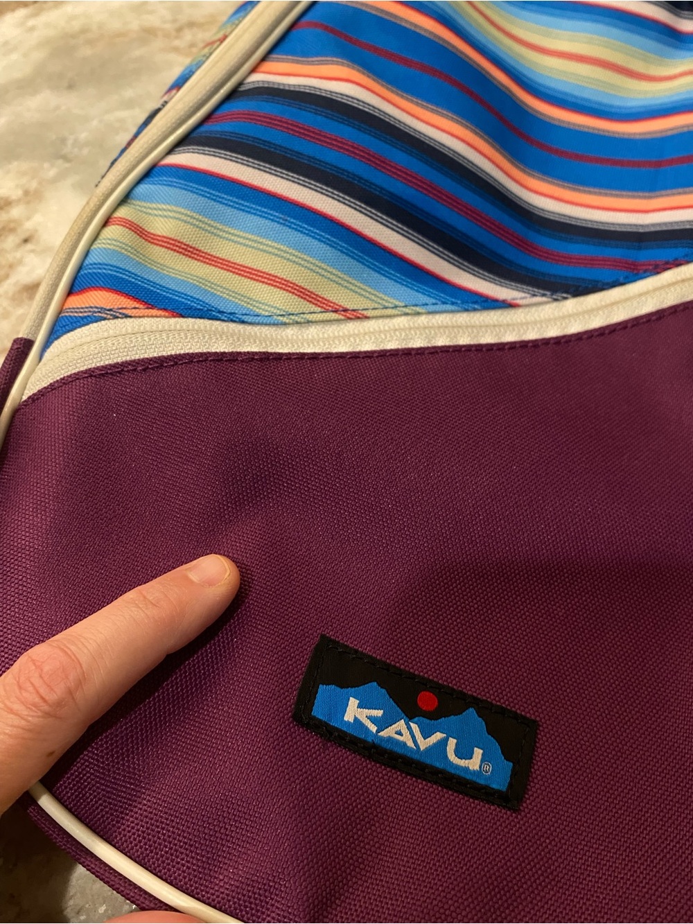 KAVU Paxton Pack Sling Bag Coastline Blanket - Picture 11 of 14